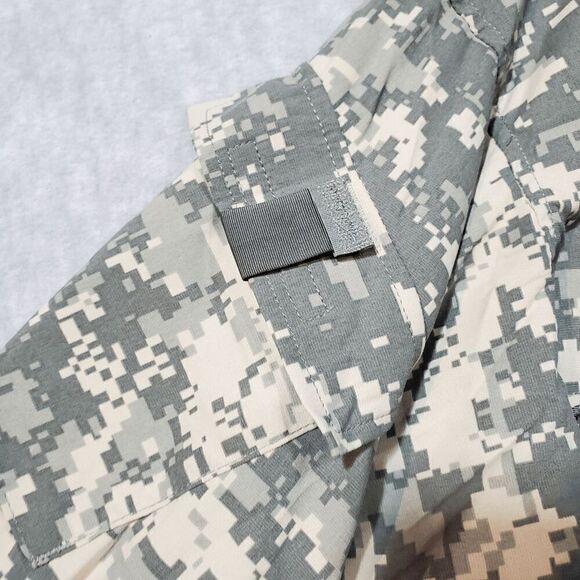 US Army Jacket Mens Medium Green Camo ADS Gen III Wind Cold Weather Full Zipper - Picture 5 of 10